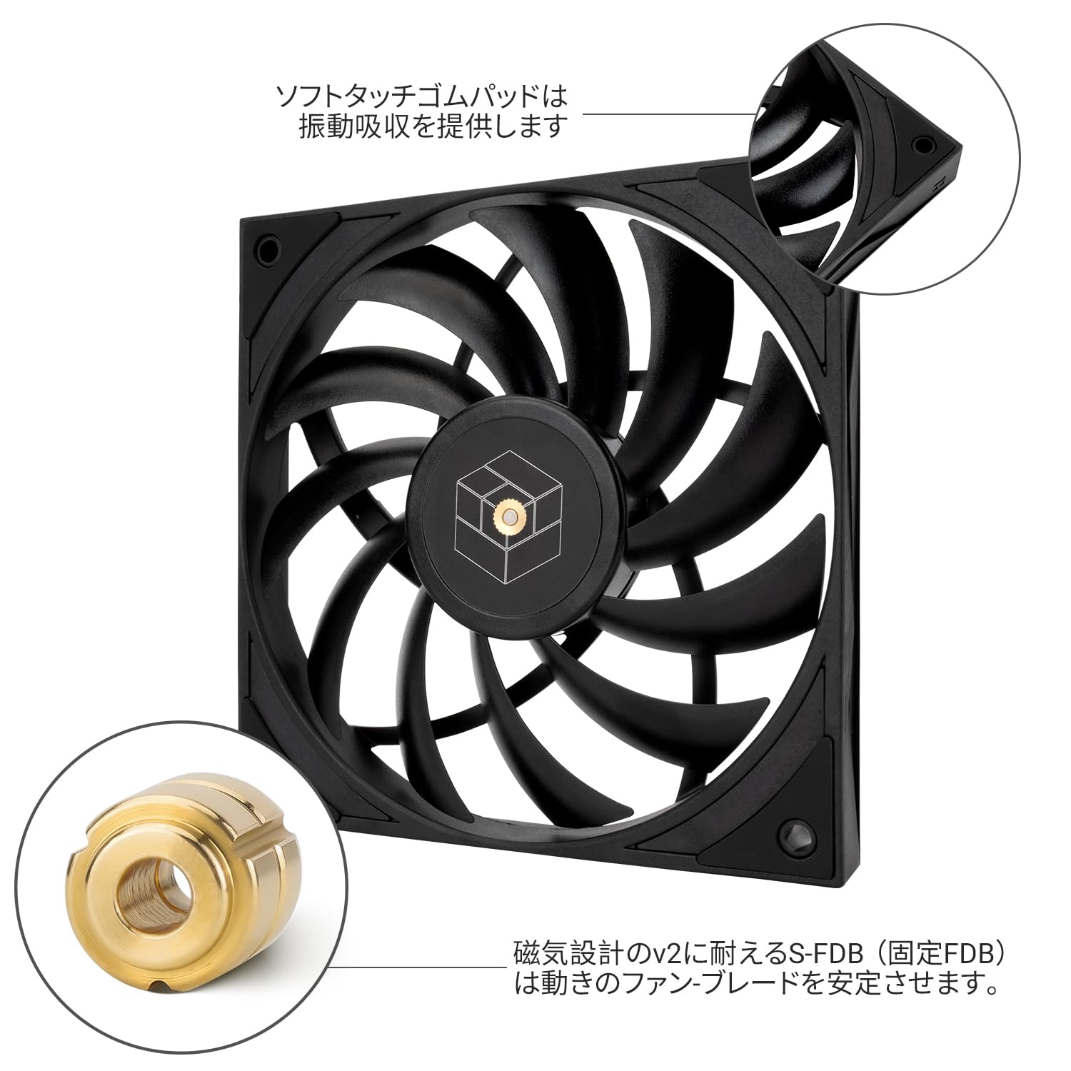 Amazon.co.jp: Thermalright TL-H12015B薄型コンピュータケースファン